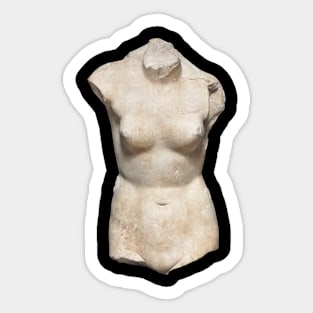 Classical Art Female Nude Body Sculpture Sticker